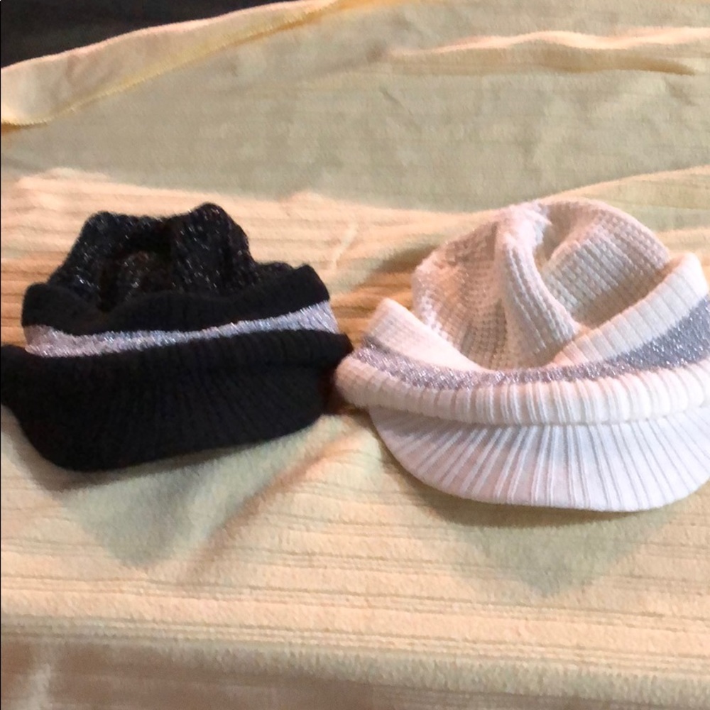 (2) girls visor toboggan